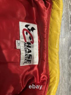USA Leather JEFF GORDON #24 Dupont Mens XL CHASE BRAND NASCAR Race Jacket
