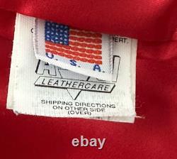 USA Leather JEFF GORDON #24 Dupont Mens XL CHASE BRAND NASCAR Race Jacket