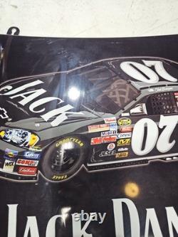 Used 2007 Jack Daniels Whiskey Chevrolet Chevy Nascar Racing Hood Sign Game Room