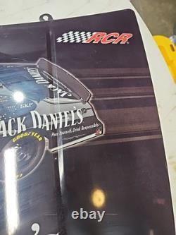 Used 2007 Jack Daniels Whiskey Chevrolet Chevy Nascar Racing Hood Sign Game Room