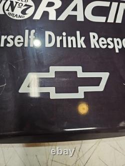 Used 2007 Jack Daniels Whiskey Chevrolet Chevy Nascar Racing Hood Sign Game Room