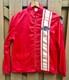 Vintage 1960s / 70s Red Chevrolet Pit Crew Racing Jacket Chevy Race Nascar Gm