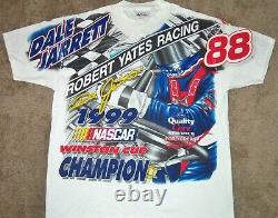 VINTAGE 90's DALE JARRETT 1999 WINSTON CUP CHAMPION NASCAR RACING SHIRT XL