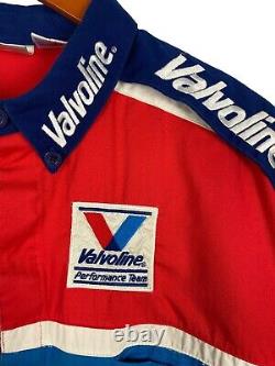 VINTAGE 90's NASCAR Valvoline Racing Mark Martin Pit Crew Mechanics Shirts XL