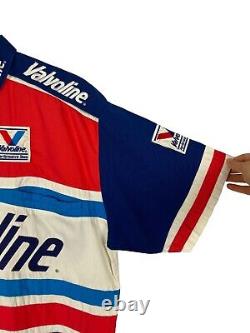 VINTAGE 90's NASCAR Valvoline Racing Mark Martin Pit Crew Mechanics Shirts XL