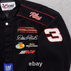 VINTAGE Chase Authentics Dale Earnhardt 3 Goodwrench Nascar Racing Jacket Mens L