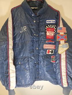 VTG 80s RJ Reynolds Tobacco Nascar USA Winston Cup Puffer Jacket Coat