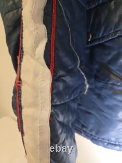 VTG 80s RJ Reynolds Tobacco Nascar USA Winston Cup Puffer Jacket Coat