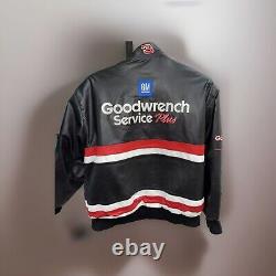 VTG 90s NASCAR #3 Dale Earnhardt Sr Goodwrench LEATHER Jacket Lg Chase Authentic