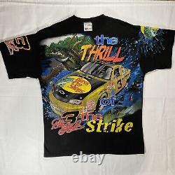 VTG Dale Earnhardt Chase Bass Pro Shops The Thrill Of The Strike AOP Shirt 2XL