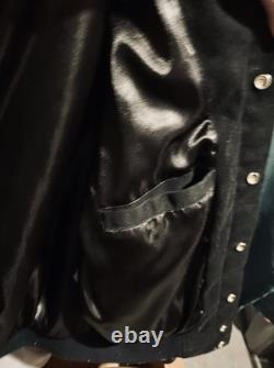 VTG Dale Earnhardt GM Goodwrench Jacket M Chase NASCAR Winston Cup Black Suede