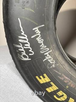 VTG Darrell Waltrip NASCAR Race Used Tire Signed By Buddy, Todd Parrott & More