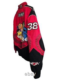 VTG NASCAR Jeff Hamilton JH Design M&M Elliot Sadler #38 Racing Jacket Size S