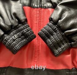 VTG NASCAR Rocky Mountain Racing Jacket Mens L Checkered Flame Drag Sponsor 90s