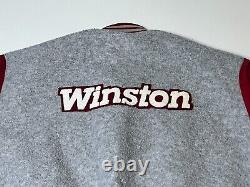 VTG NASCAR Winston Cup Series Racing Gray/Maroon Jacket Swingster RARE