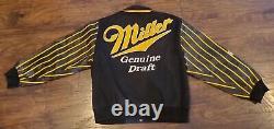 VTG Nascar Racing Jacket Rusty Wallace #2 Miller Genuine Draft Size Large RARE