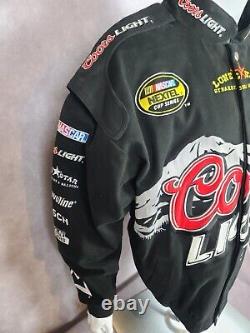 VTG Sterling Marlin Coors Light Racing Jacket Size 2XL Jeff Hamilton Never Worn