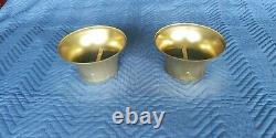 Very Rare Vintage 1970s Aluminum Gold Andonized Velocity Stacks MUST SEE