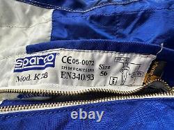 Vimntage Sparco Racing Suit Level 2 Blue NASCAR Drifting F1 Men's 54