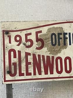 Vintage 1955 Glenwood Spring Rallye Colorado Auto Racing MG Car Club Rocky Mt