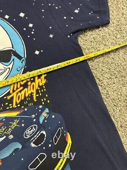 Vintage 1990s NASCAR Bill Elliot Mcdonald's Mac Tonight Tshirt Size XL VERY RARE