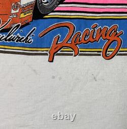 Vintage 1993 Alen Kulwicki Hooters Racing T Shirt Nascar Double Sided 90s Rare