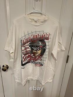 Vintage 1994 Dale Earnhardt Intimidator White 2 XL T-Shirt Sports Images