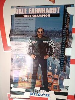 Vintage 1996 Dale Earnhardt Sr 3 Busch Beer Stand Up Cardboard NASCAR