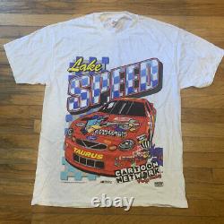 Vintage 1998 Cartoon Network Wacky Racing Nascar T-Shirt Lake Speed Size Large