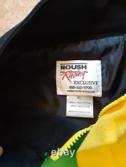 Vintage 1998 Chad Little John Deere Roush Racing Jacket, XL size NASCAR #97