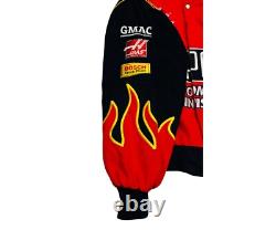 Vintage 1999 Jeff Gordon DuPont Racing Flames Jacket NWT JH Design Size L NASCAR