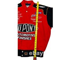 Vintage 1999 Jeff Gordon DuPont Racing Flames Jacket NWT JH Design Size L NASCAR