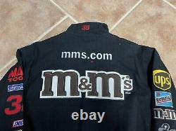 Vintage 2004 Elliott Sadler M&M's JH Design NASCAR Jacket Youth Boys 2XL EUC