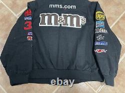 Vintage 2004 Elliott Sadler M&M's JH Design NASCAR Jacket Youth Boys 2XL EUC