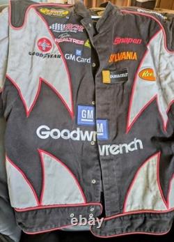 Vintage 90s Chase NASCAR Kevin Harvick Goodwrench Racing Jacket Size LARGE