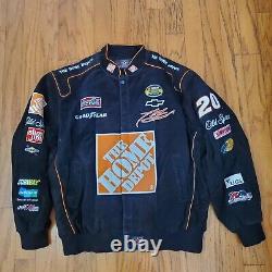 Vintage 90s HomeDepot Tony Stewart Nascar Racing Jacket Size 2XL