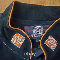 Vintage 90s HomeDepot Tony Stewart Nascar Racing Jacket Size 2XL