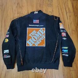 Vintage 90s HomeDepot Tony Stewart Nascar Racing Jacket Size 2XL