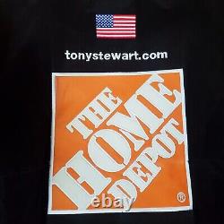 Vintage 90s HomeDepot Tony Stewart Nascar Racing Jacket Size 2XL