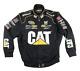 Vintage 90s Jeff Burton Nascar Racing Jacket Caterpillar Coke Jh Design 2xl