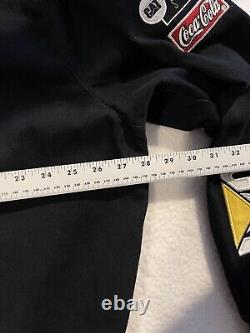 Vintage 90s Jeff Burton Nascar Racing Jacket Caterpillar Coke JH Design 2XL