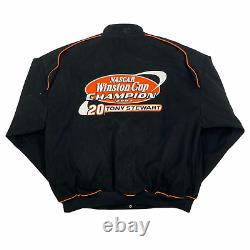 Vintage Black NASCAR Racing Jacket (L)