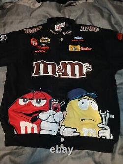 Vintage Chase Authentic Drivers Line M&M's NASCAR Jacket #38 Elliot Sadler XL