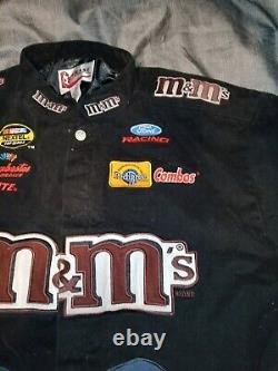 Vintage Chase Authentic Drivers Line M&M's NASCAR Jacket #38 Elliot Sadler XL