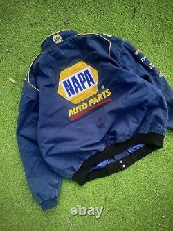 Vintage Chase Authentic NAPA Michael Waltrip 15 NASCAR Jacket Size 2XL (Fits XL)