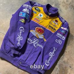 Vintage Chase Authentics Crown Royal Racing Jacket Jamie McMurray-Size Medium