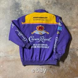 Vintage Chase Authentics Crown Royal Racing Jacket Jamie McMurray-Size Medium