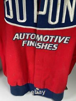 Vintage Chase Authentics Jeff Gordon 24 Nascar Racing Jacket XL Flames Dupont