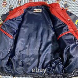 Vintage Chase Authentics Jeff Gordon Dupont Leather Jacket Jeff Hamilton LARGE