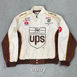 Vintage Chase Authentics Racing Jacket Dale Jarrett #88 NASCAR Bomber UPS Coat